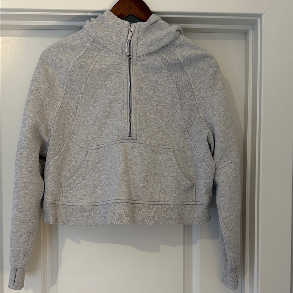 lululemon Half Zip Gray Hoodie